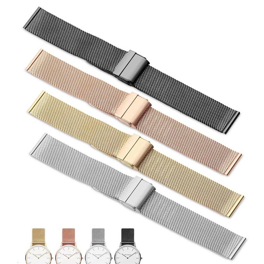 YIFILM Dây đeo đồng hồ bằng thép không gỉ cho Danieton Dw 12mm 14mm 16mm 18mm 20mm