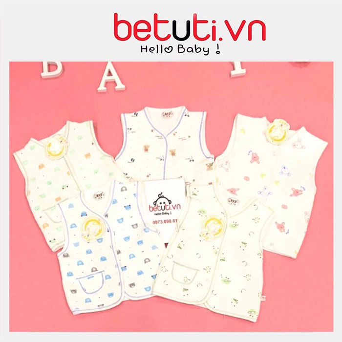 Gile trần bông cho bé trai/gái nhiều hoạ tiết Betuti