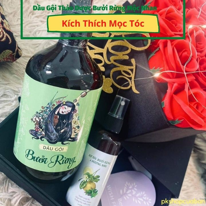 [ TOP 1 AN TOÀN HIỆU QUẢ ] Dầu Gội Đầu Bưởi Rừng Mộc Nhan ❤️ Kích Thích Mọc Tóc ❤️ Cho Người Bị Hói Đầu