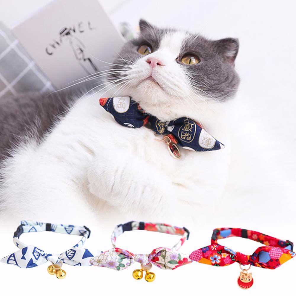 [COD] Vòng Cổ Tai Thỏ Dễ Thương Có Thể Điều Chỉnh Kích Thước Dành Cho Thú Cưng