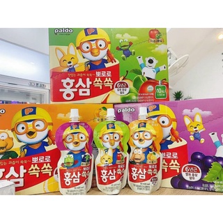 Nước hồng sâm PORORO Hàn Quốc (hộp 10 gói)