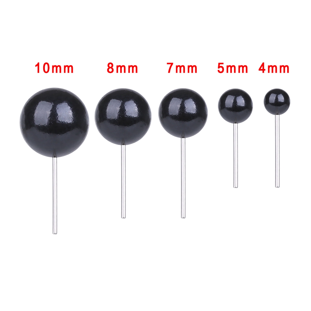 Bộ 100 mắt nhựa 4 / 5 / 7 / 8 / 10mm dùng gắn thú nhồi bông