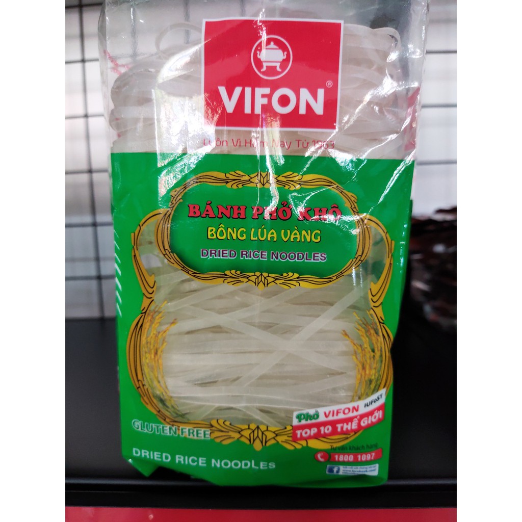 Bánh Phở Khô Bông Lúa Vàng Vifon 400g (date luôn mới)