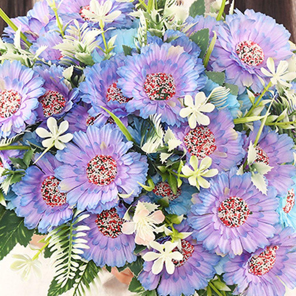 KUNHEV Bó Hoa Mẫu Đơn Giả Bằng Lụa Màu Vàng Tươi Sáng Trang Trí Nhà Cửa DIY