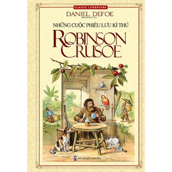 Sách - Những cuộc phiêu lưu kì thú Robinson Crusoe