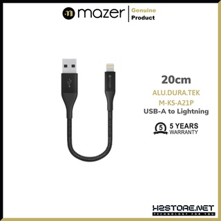 Cáp USB-A to Lightning Mazer ALU.DURA.TEK - Dài 20cm