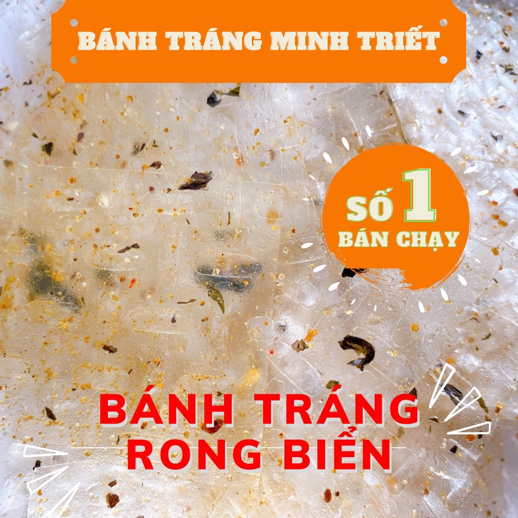 [Mã GROSALE giảm 10% đơn 150K] [500gr] Bánh Tráng Rong Biển - Bánh Tráng Tây Ninh