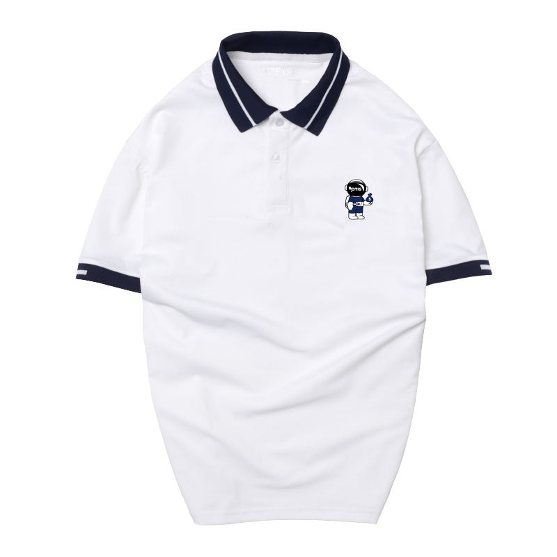 Áo Polo nam cổ bẻ in ASTRO vải cá sấu cotton CVC, nam tính, thanh lịch, sang trọng - OTIS