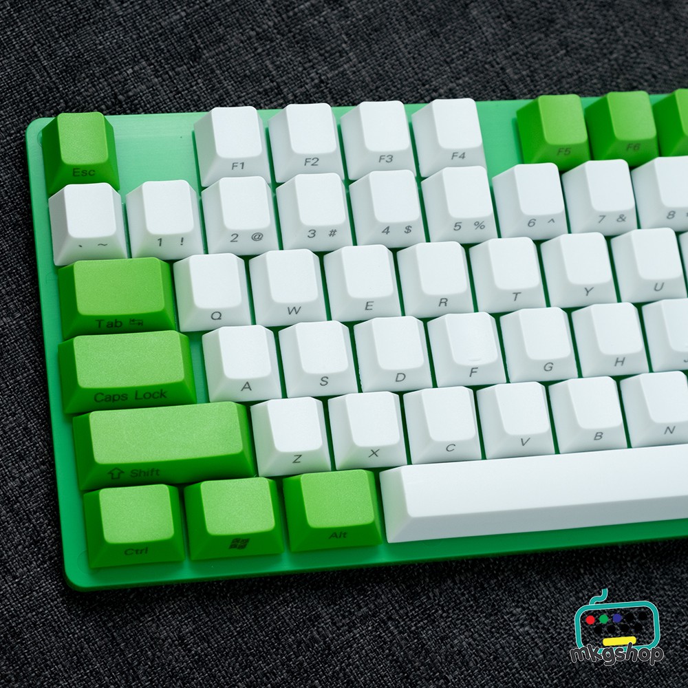 Nút bàn phím keycap matcha trắng cherry Filco, IKBC, Leopold, Keychone, NJ68,...