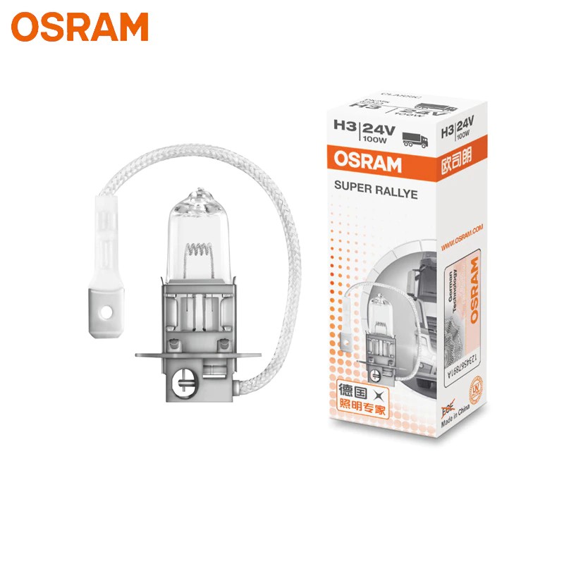 Bóng Đèn Pha Ô Tô OSRAM Chân H1, H3, H4, H7 - 24V 100W