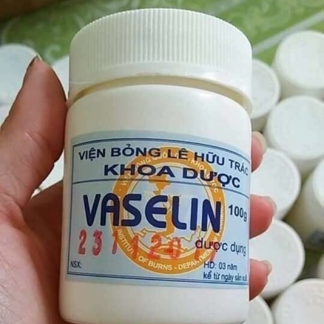 Kem trị nẻ, bỏng vaselin - hàng chuẩn viện bỏng quốc gia