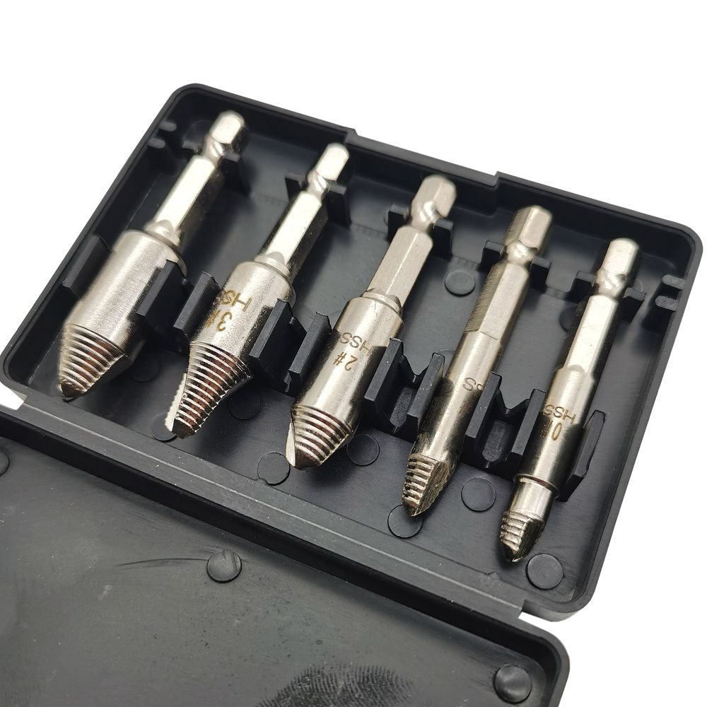 Một Bộ 5 Bit để Tháo Các Vít Bị Hỏng