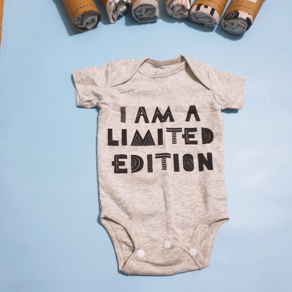 [CHỌN MẪU] Bộ chip liền thân cộc tay, body chip cho bé sơ sinh vải cotton mềm mát, size 6-9m, 9-12m, 12-18m