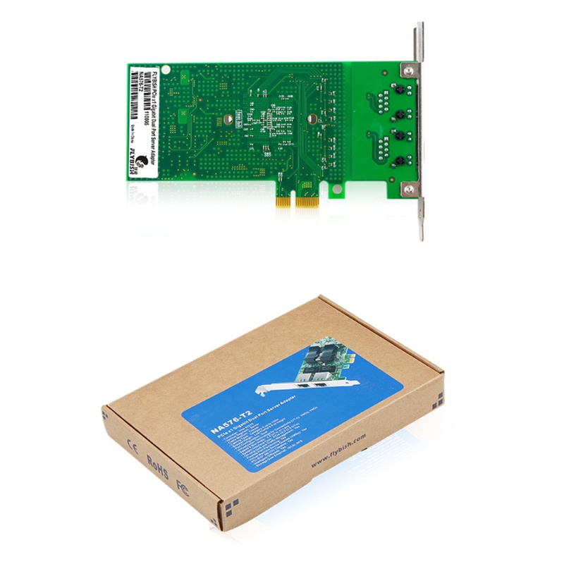Card Mạng Ethernet Cho PC 82576 EB GB Dual port PCI-E X1