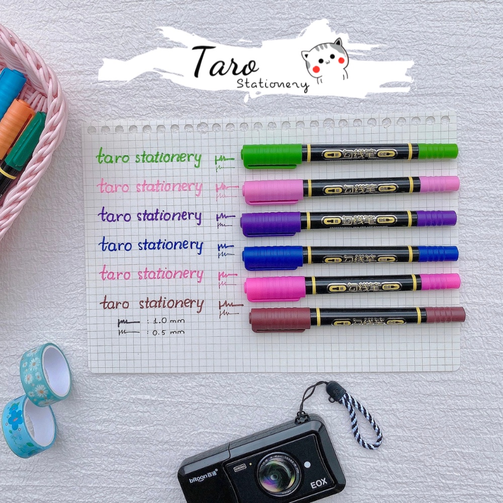 Set 12 Bút paraphrase học tiếng anh B12 Taro Stationery