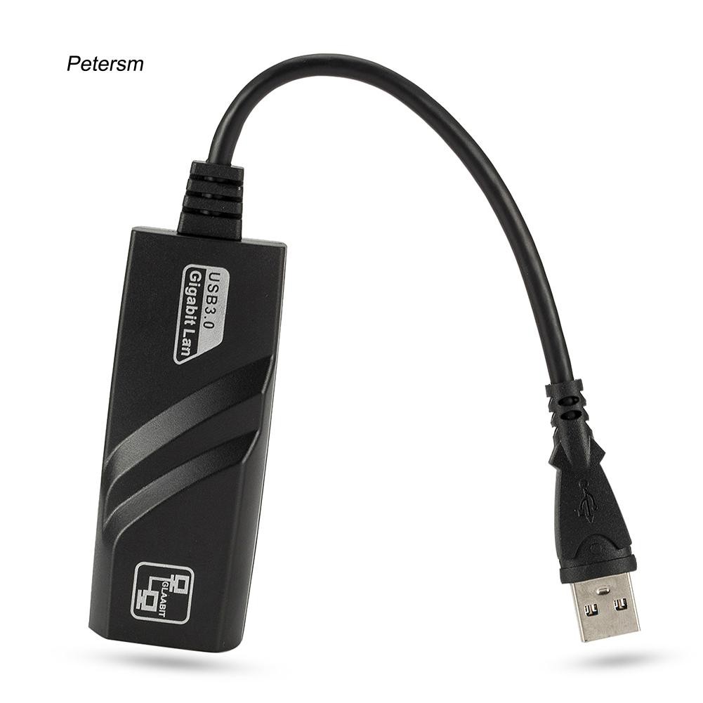 Dây cáp mạng chuyển đổi cổng USB 3.0 sang cổng mạng LAN 10 / 100 / 1000Mbps