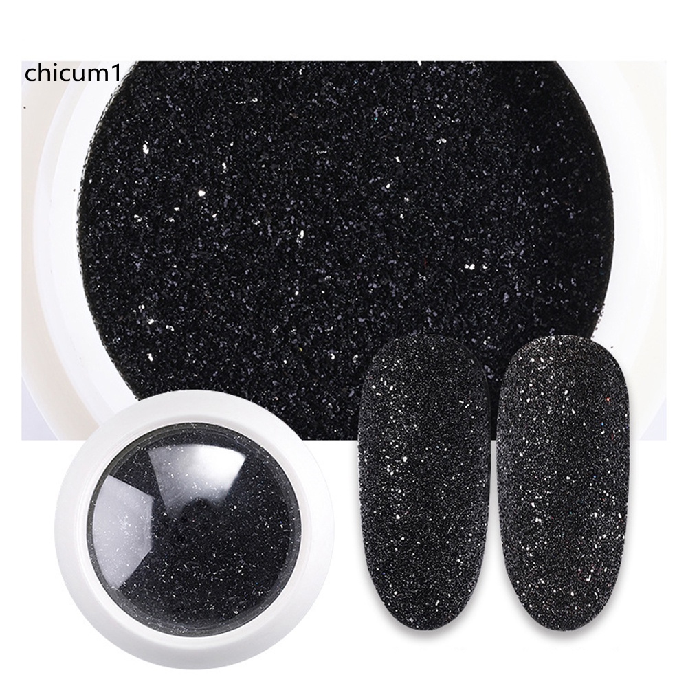 [Hàng mới về] Hộp bột kim tuyến lấp lánh siêu mỏng trang trí móng tay nghệ thuật thời trang dành cho nữ