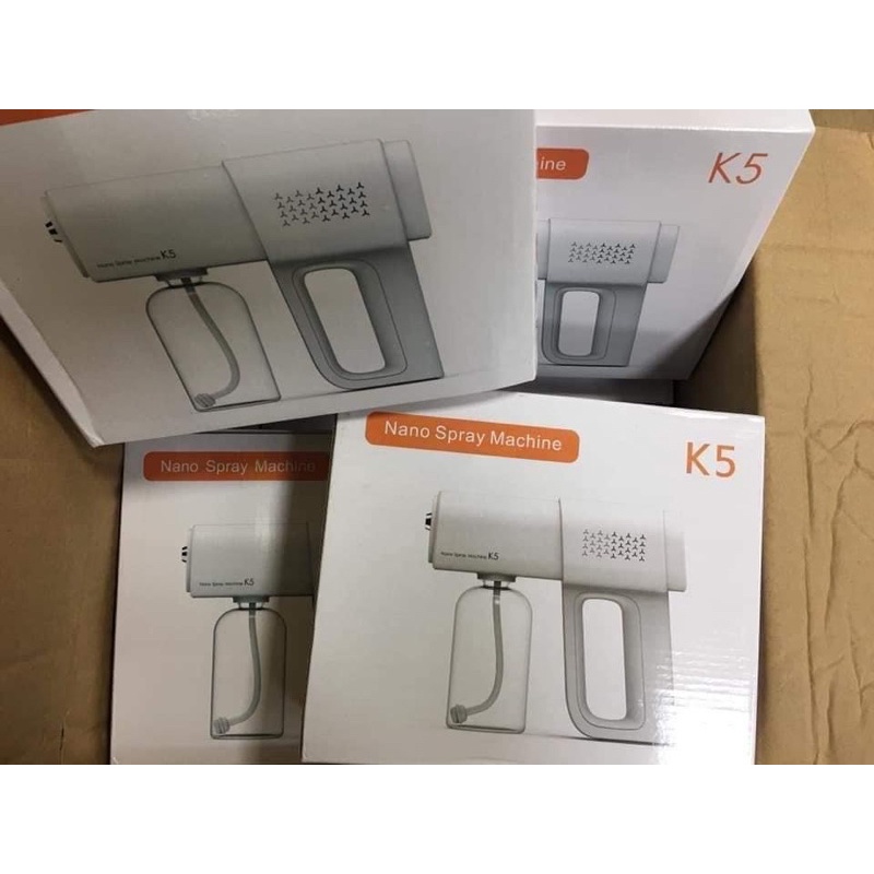 Máy xịt khử khuẩn Nano K5 có thể sạc tiện dụng