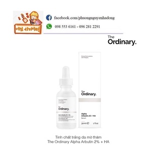 Tinh chất dưỡng trắng da The Ordinary Alpha Arbutin 2% + HA 30ml