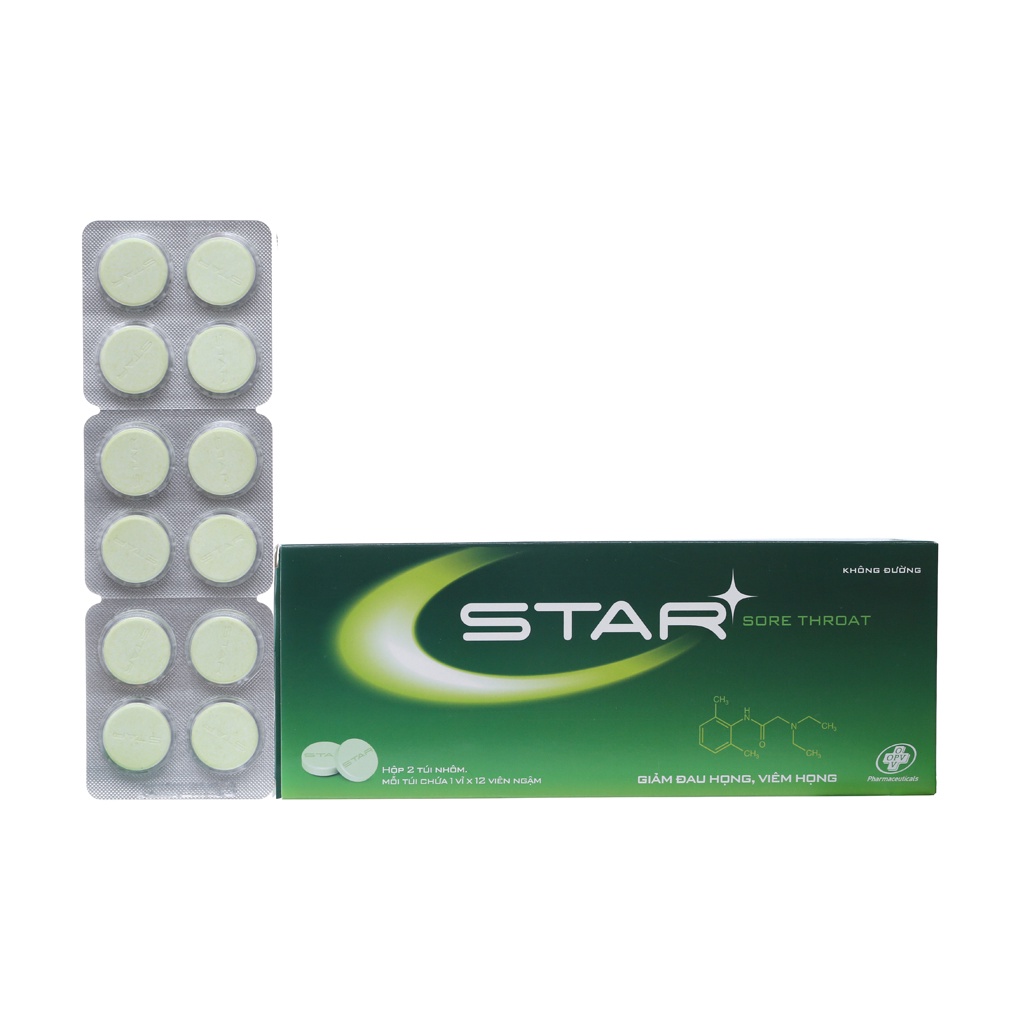 Viên Ngậm Star Benko - Sore Throat Sát Khuẩn, Giảm Đau Họng