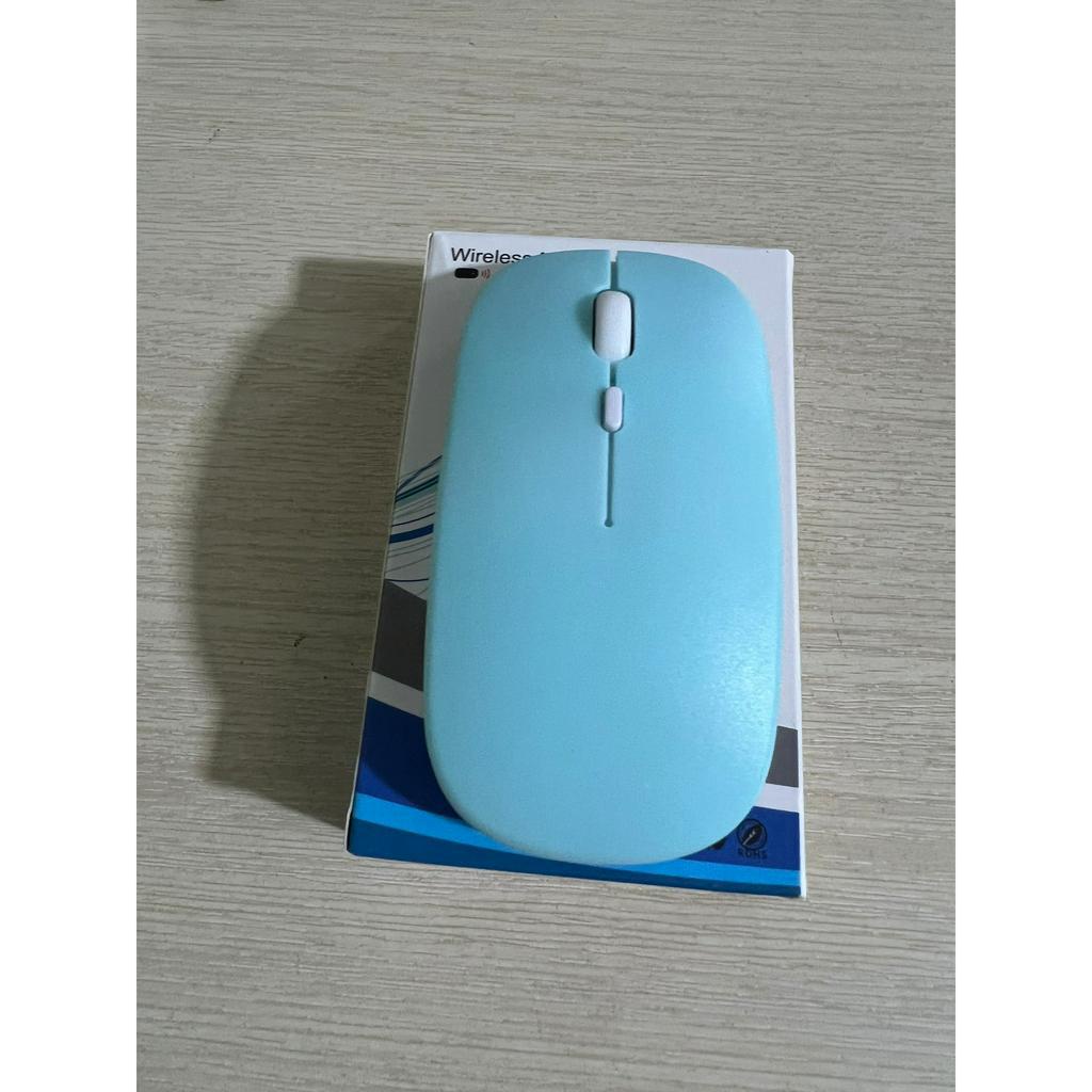 Chuột bluetooth NTH03 màu xanh dương dùng pin AAA Không Gây Tiếng Ồn