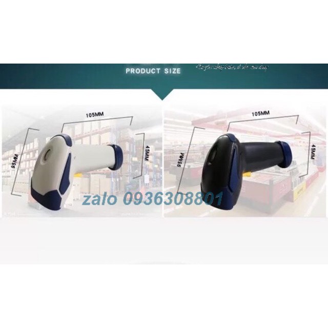 Ivn050 máy quét mã vạch 32b laser đọc nhanh bền dây dài 2m