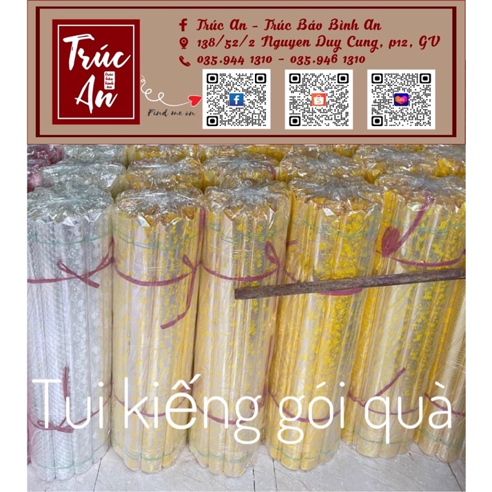 [HOẢ TỐC] Giấy kiếng gói quà 35cm x 50cm nhiều họa tiết được chọn màu