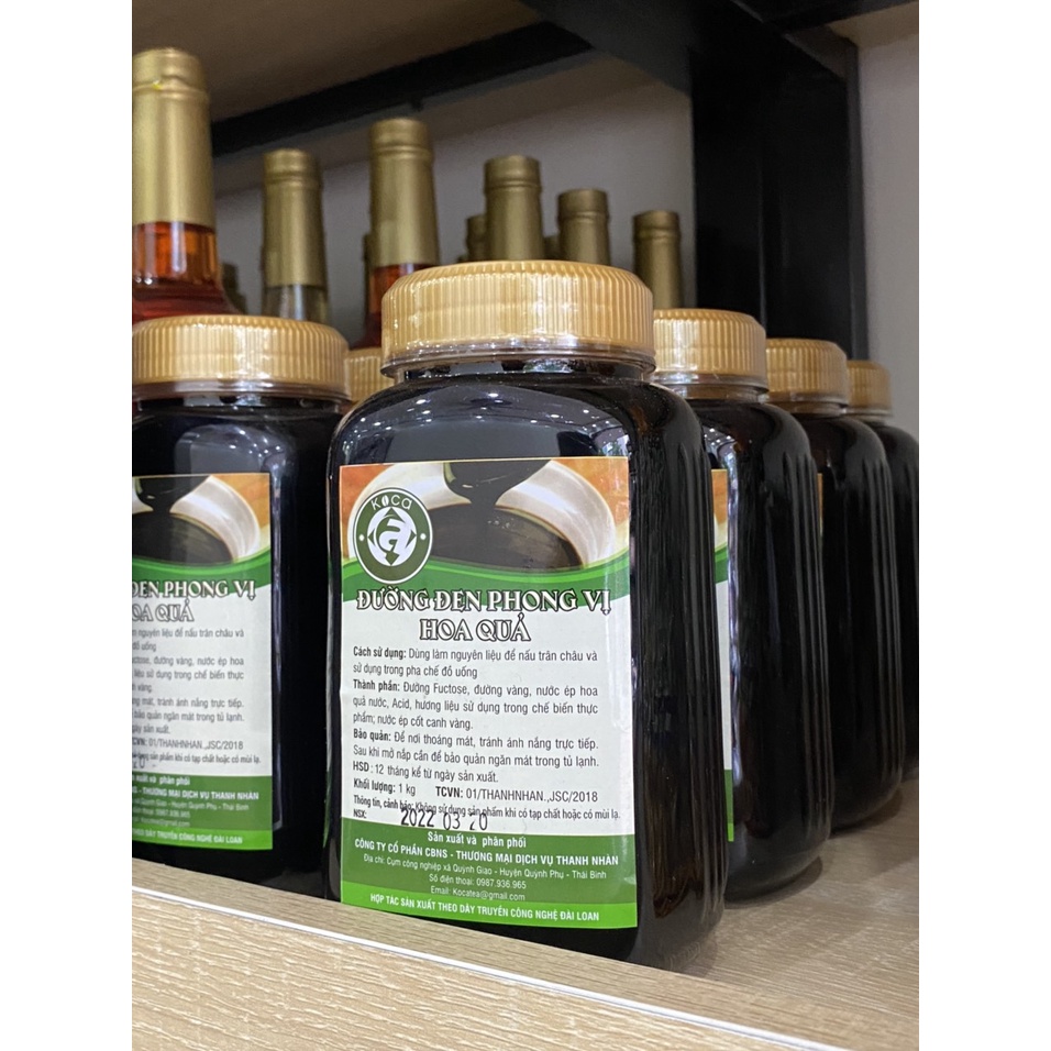 Đường đen phong vị koca 1kg