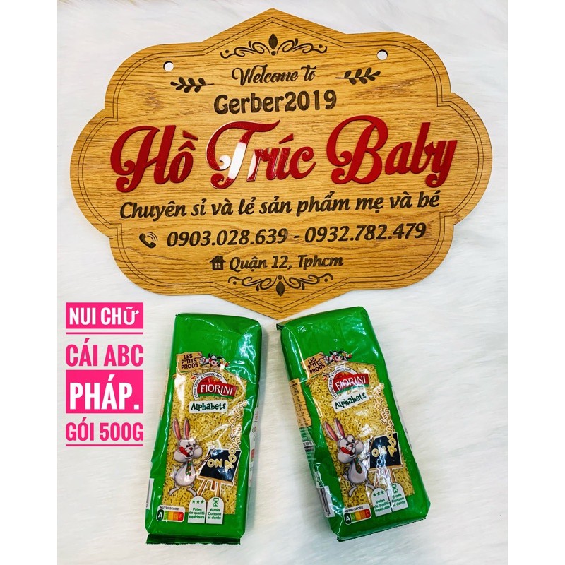 Nui chữ cái Alphabets - Fiorini 500g