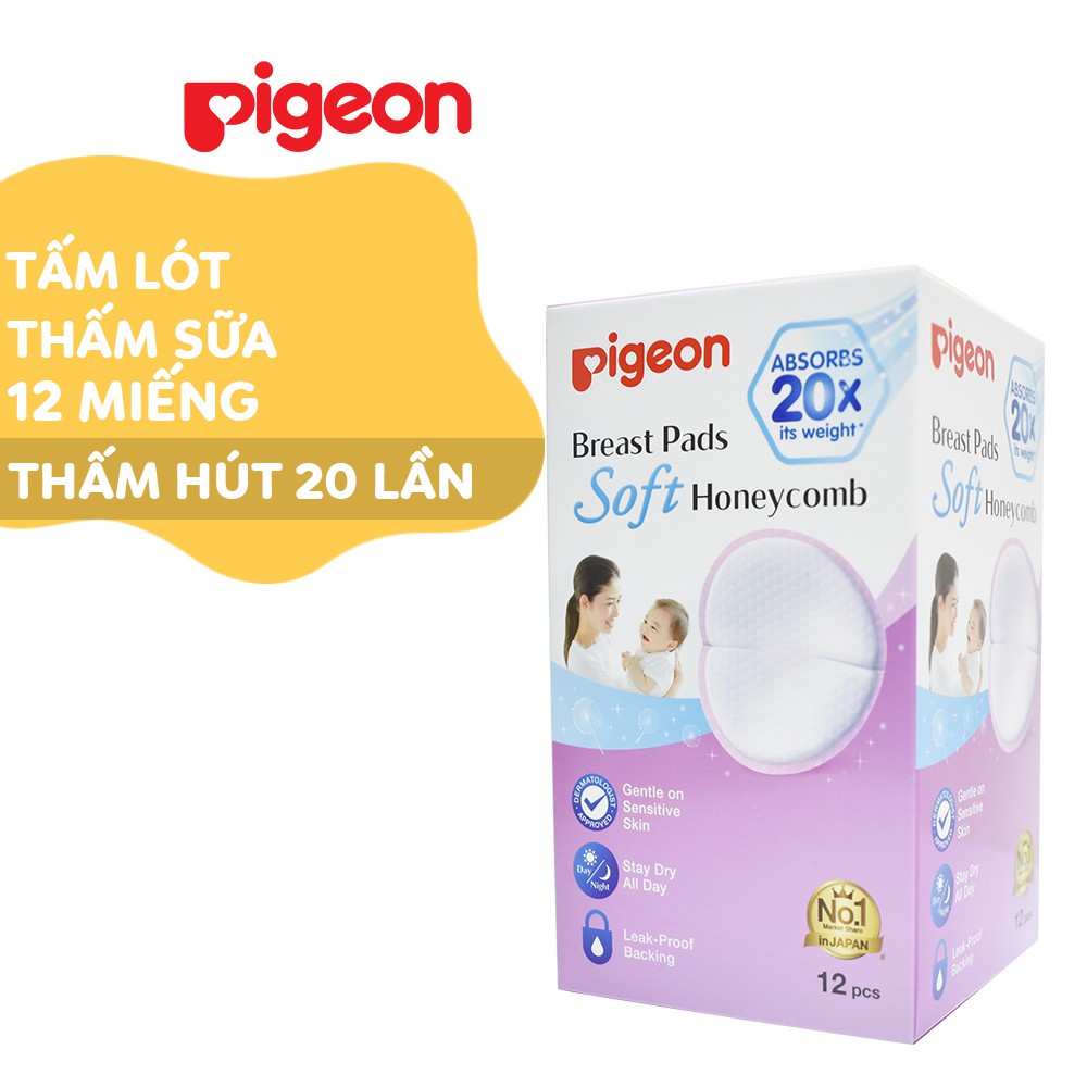 Tấm lót thấm sữa Pigeon 12 miếng