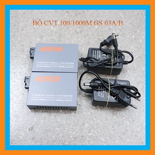 Cặp converter quang htb-gs-03 ab 1gb 1 sợi quang netlink- tặng kèm 2 đầu fast upc