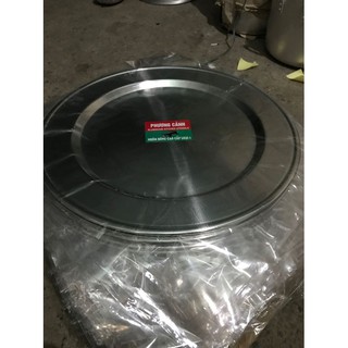 Mâm nhôm bóng Loại đặc biệt dùng để ăn cơm, đường kính D53cm