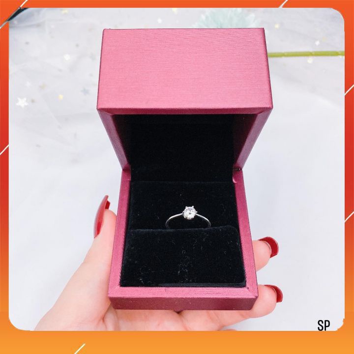 Nhẫn nữ cao cấp đính đá- Bạc Ngọc Anh