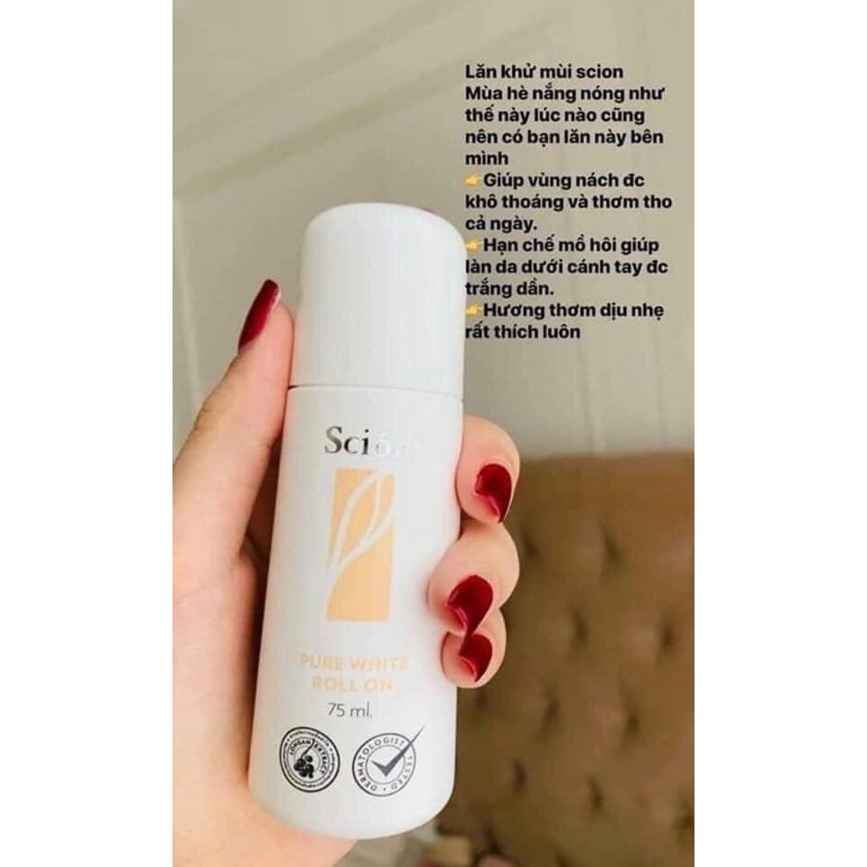 Lăn khử mùi Nuskin Scion pure white roll on (75ml) | BigBuy360 - bigbuy360.vn