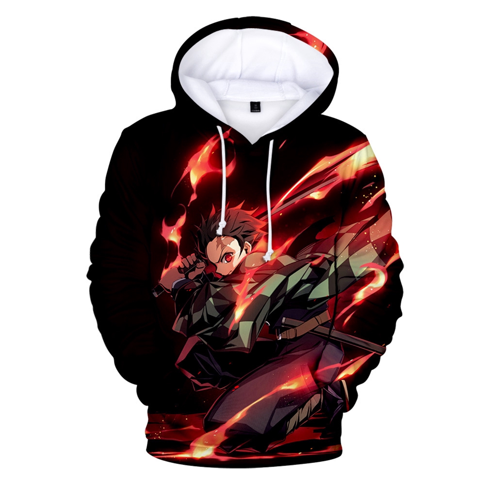Áo hoodie dài tay in hình anime Kimetsu No Yaiba thời trang | BigBuy360 - bigbuy360.vn