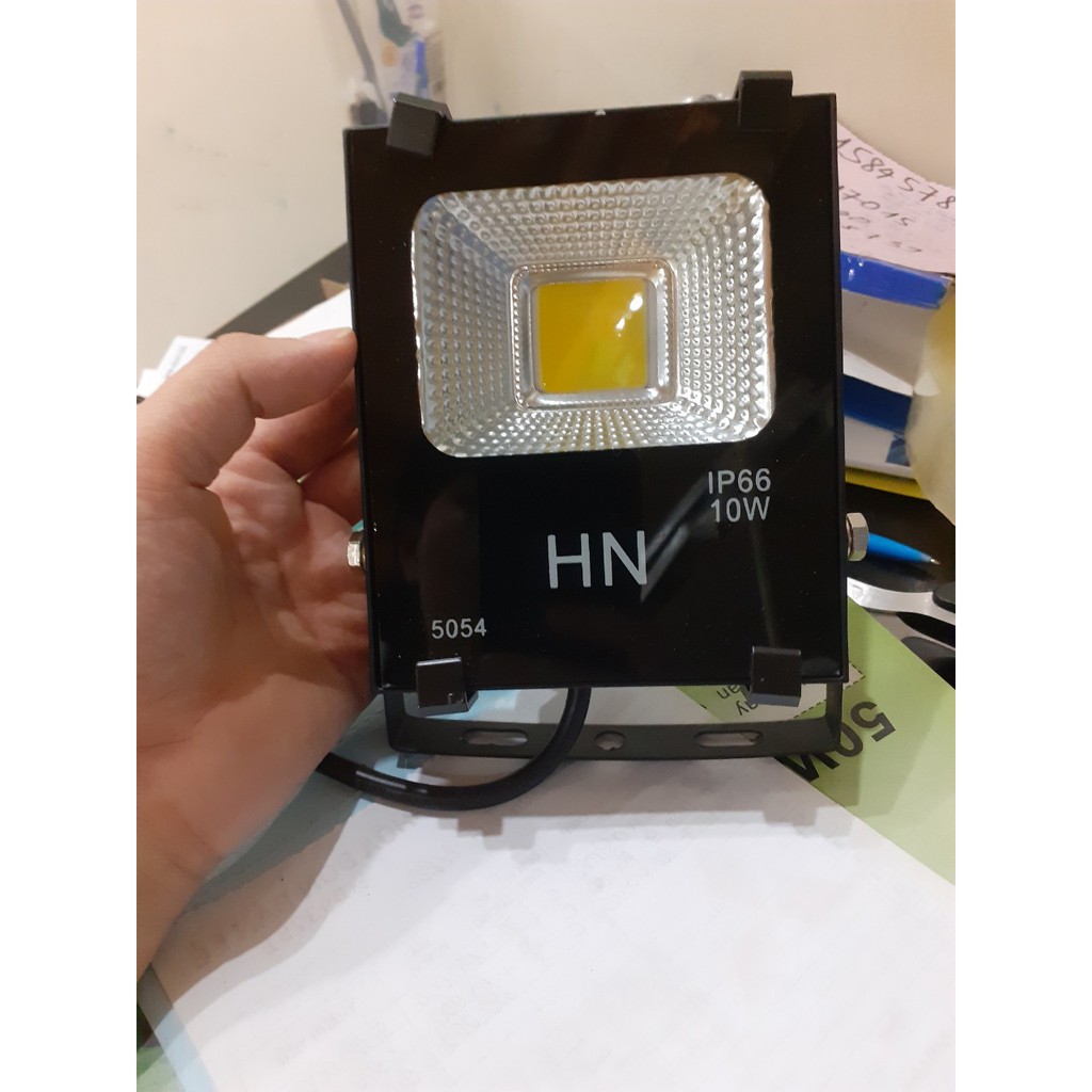 Đèn Pha Led 10w COB 5054 Đủ Công Suất Trắng – Vàng