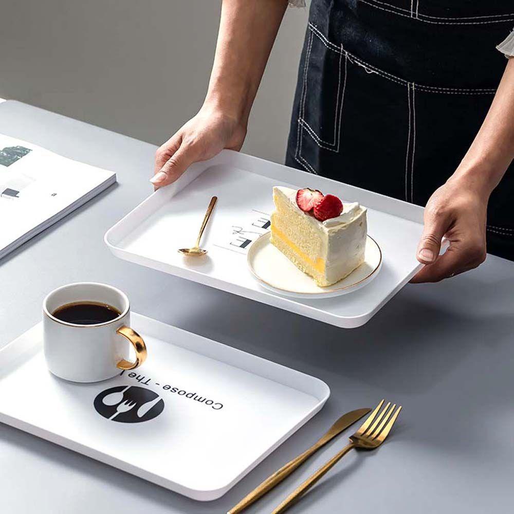 Khay Chữ Nhật Đa Năng Đựng Thức Ăn Vặt Cho Nhà Hàng