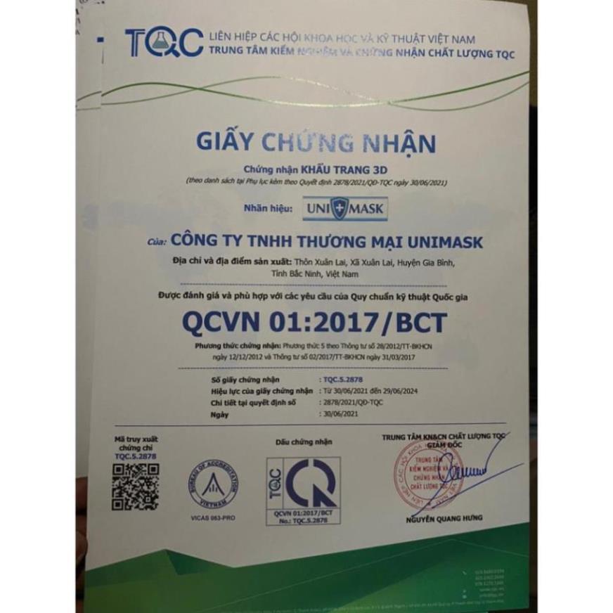 100 Chiếc Khẩu trang 4 Lớp KF94 UNI MASK - Chống Bụi Mịn Và Kháng Khuẩn Hàng Cao Cấp Hàn Quốc.