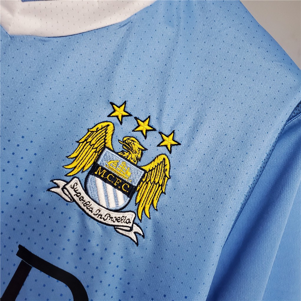 Áo Bóng Đá Đội Tuyển Manchester City 11-12 Phong Cách Retro