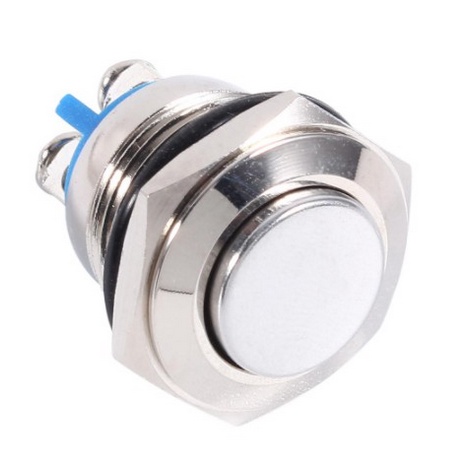 Nút còi kèn đề khởi động start on off đèn trợ sáng LED Công tắc nhấn kim loại 12V xe hơi ô tô cho Toyota Vios Innova