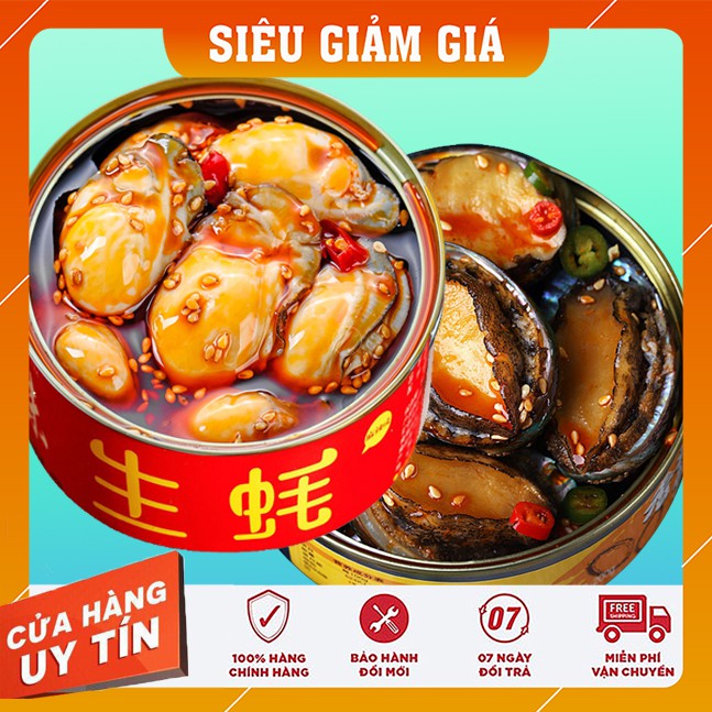 Combo Bào Ngư Sốt Cay Và Hàu Đóng Hộp Sốt Cay