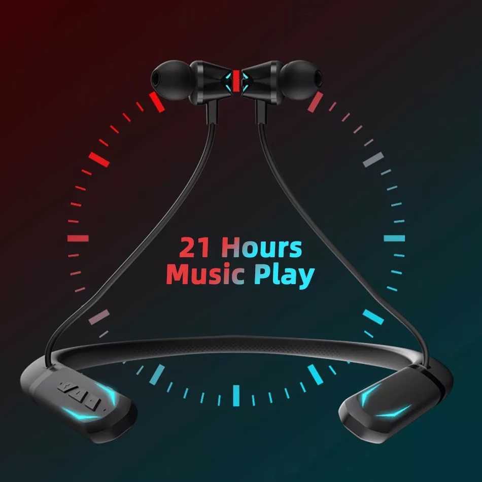 Tai nghe không dây thể thao WIWU Cobra 2 Gaming chuyên dụng ,  tai nghe chạy bộ , chống nước cao cấp , hàng chính hãng