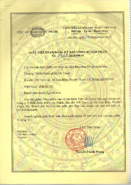 Viên sủi Actiso râu ngô rau má