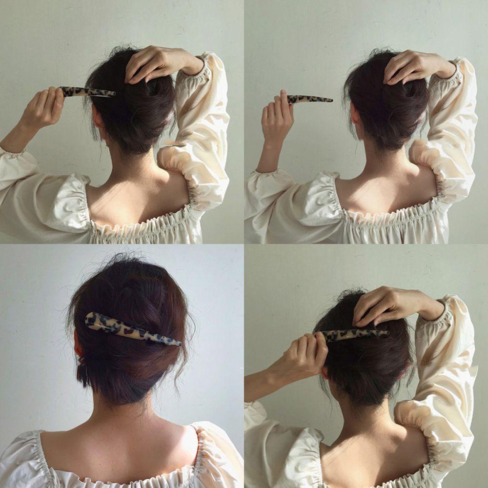Kẹp Tóc Mỏ Vịt Cỡ Lớn Thiết Kế Đơn Giản Cho Nữ