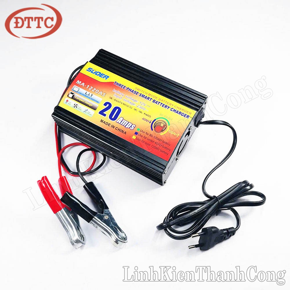 Sạc Acquy Thông Minh Suoer 12V 20A Ma-1220As (Chính Hãng)