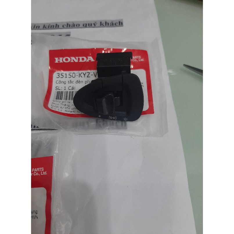 Công tắc đèn pha Công tắc còi Công tắc pha cốt công tắc đề wave anpha 110 honda