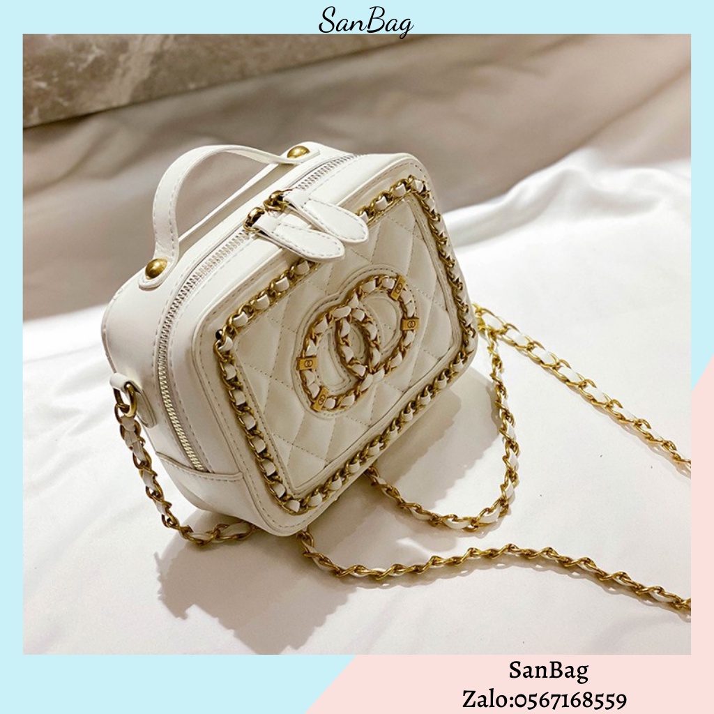 Túi xách vuông nữ dây chuyền retro sang trọng Ulzzang siêu xinh ❤️️