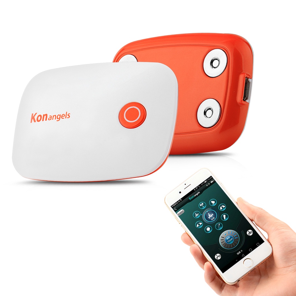 Đai massage bụng, máy tập bụng ems, máy rung giảm mỡ bụng kết nối app Fitness 1102