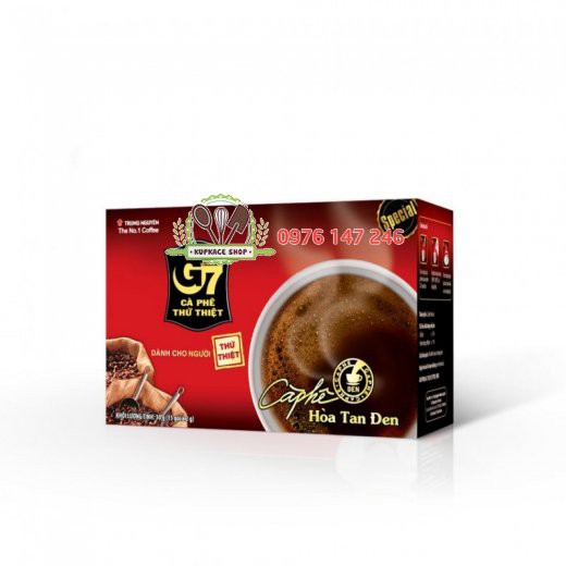 Cà phê G7 đen hoà tan nguyên chất- gói lẻ