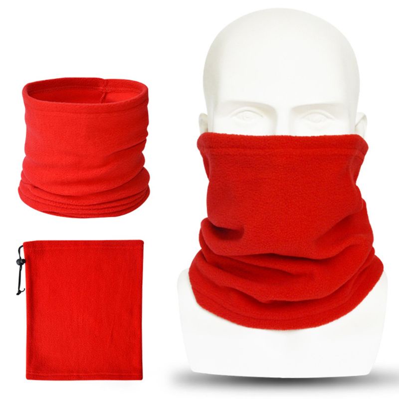 Găng Tay Lái Xe Balaclava Vải Lông Cừu Dày Màu Trơn Giữ Ấm Mùa Đông Cho Nam Và